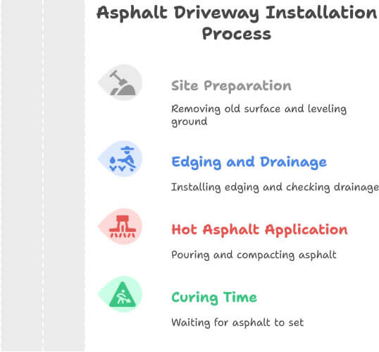 asphalt driveway installation process