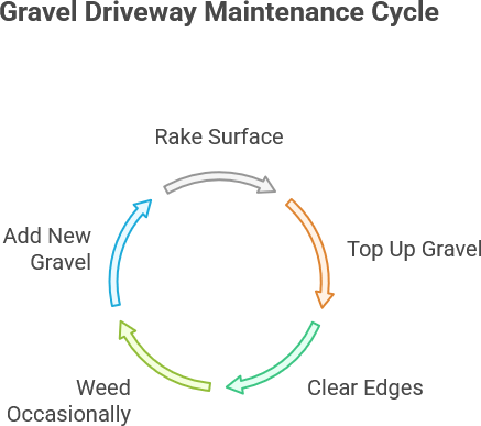 gravel driveway maintenance cycle