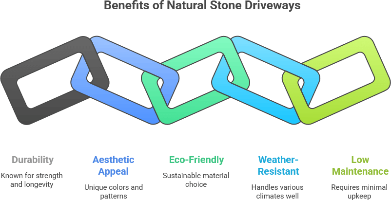 natural stone driveways benefits